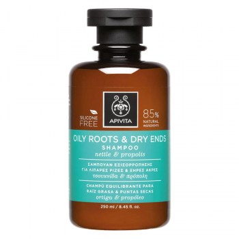 apivita champu equilibrante raiz grasa y puntas secas 250 ml